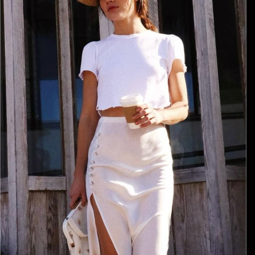 Stone Cold Fox Ivory Bassette Skirt